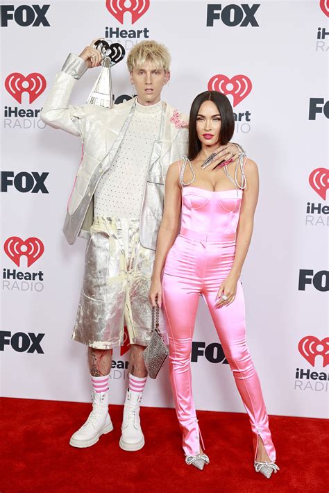 Megan Fox Goes Full Barbie In Skintight Pink Satin At Iheartradio Music