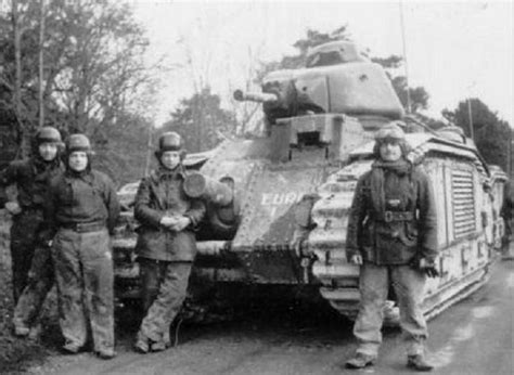Wwii — French Char B1 Heavy Tank Eure Destroyed 13 German Tanks