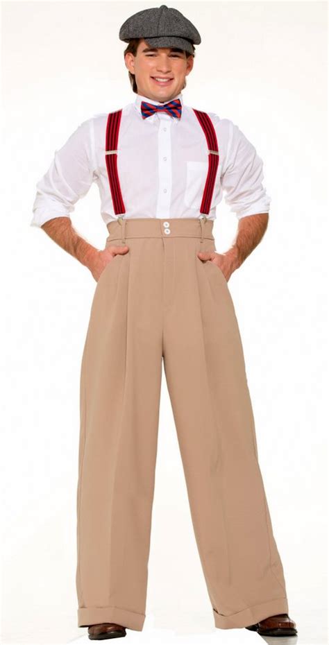 Roaring 20s Deluxe Mens Costume Pants Candy Apple