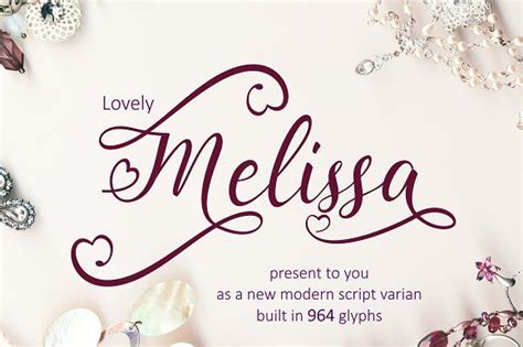 Lovely Melissa By Fontdroe On Creativemarket Simple Script Fonts