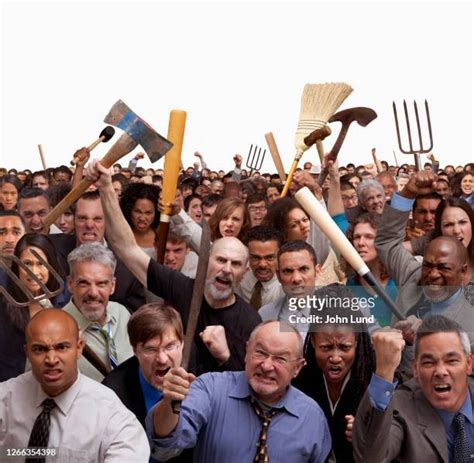 Angry Mob Pitchforks Photos And Premium High Res Pictures Getty Images