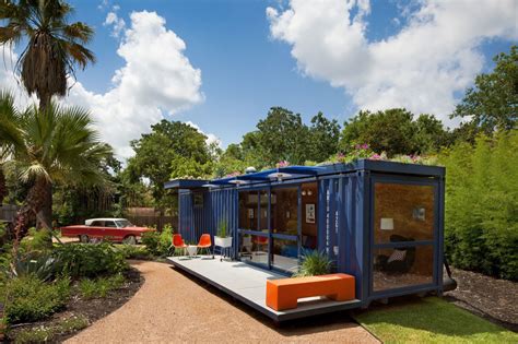 Shipping Container Guest House By Jim Poteet Architecture And Design