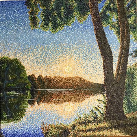 I Tried Pointillism For The First Time Rpainting