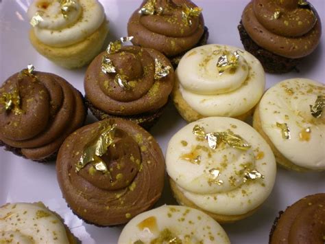 This is for those who like to munch on something. Mint Catering NYC Gold flakes cupcakes | Bar & Bat Mitzvah | Pinterest | Flakes, Catering and Nyc