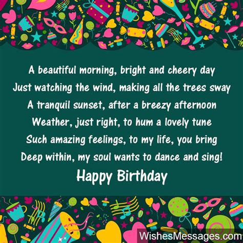 It's my birthday and i'm thankful for the gift. Birthday Poems for Best Friends - WishesMessages.com