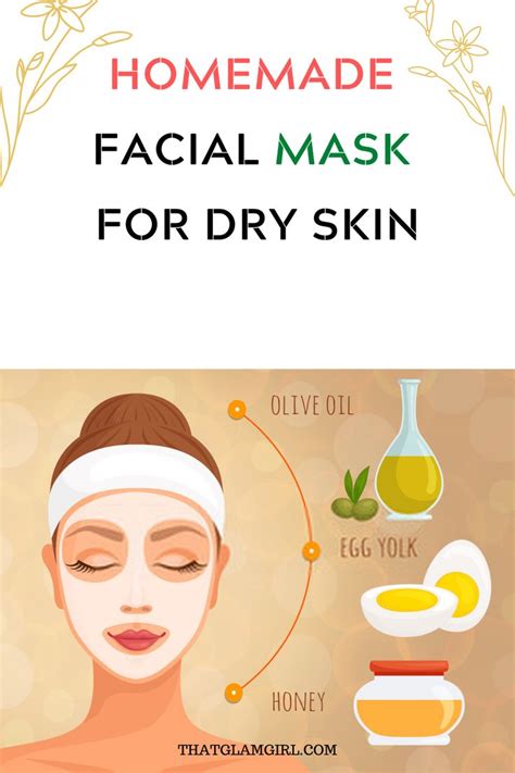 Easy Diy Face Masks Recipes Mask For Dry Skin Homemade Face Mask