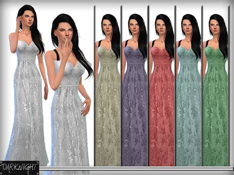 The Sims Resource Lace Gown
