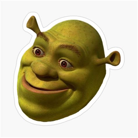 Shrek Funny Wtf Face Meme Sticker By Angelroot In 2022 Shrek Funny