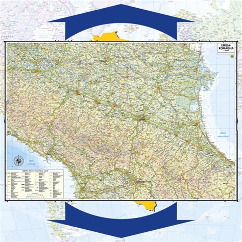 Carta Geografica Stradale Emilia Romagna Carta Geografica