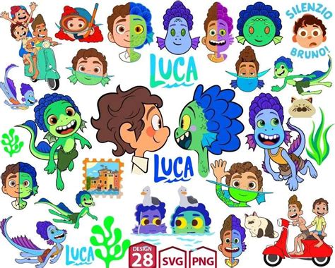 Disney Luca Movie Svg Bundle Upp40 Upplop Graphics Resources