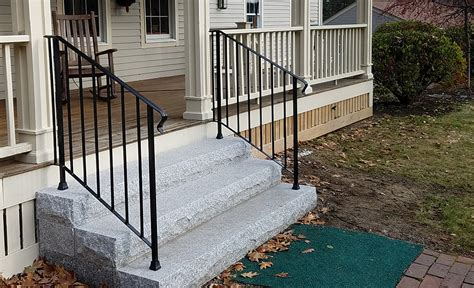 Installing iron stair railing balusters,iron stair railing exterior,iron stair railing interior,iron stair railing price,wrought iron stair railing brackets, resolution: Iron Handrails and Grab Bars at Maine Architectural Ironworks