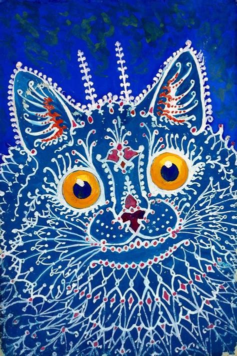Louis Wain A Cat In The Gothic Style Print Postermuseum Quality Posters