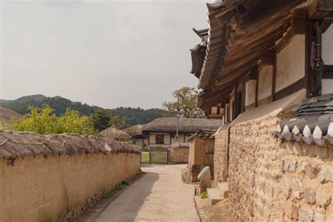 Andong Hahoe Folk Village Unesco World Heritage Site In South Korea