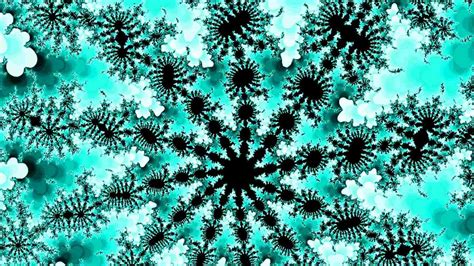 Black Turquoise Fractal Art Hd Turquoise Wallpapers Hd Wallpapers
