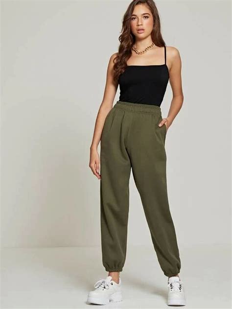 Search Sweatpants Shein Eur Spring Outfits Casual Cute Sweatpants