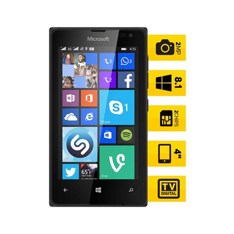 Celular Microsoft Lumia 435 Dual Sim Dtv Branco Loja Oficial R 349