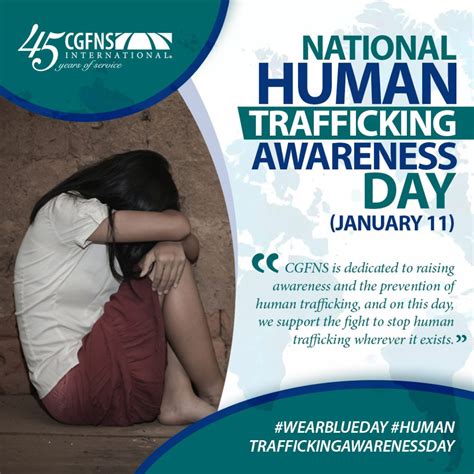 2023 National Human Trafficking Awareness Day Cgfns International Inc