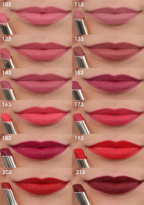 Swatches Loreal Colour Riche Matte Lipsticks Review Slashed Beauty