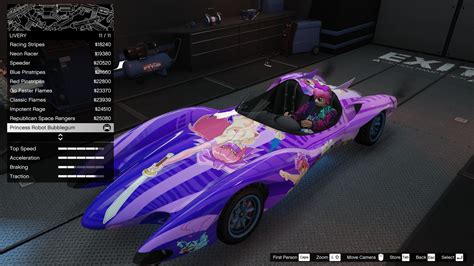 Gta Online All Cars With Anime Livery Gta V Online Experisets