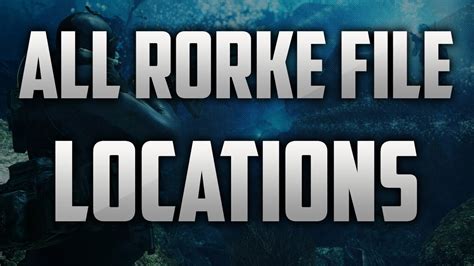 Call Of Duty Ghosts All Rorke File Locations Audiophile