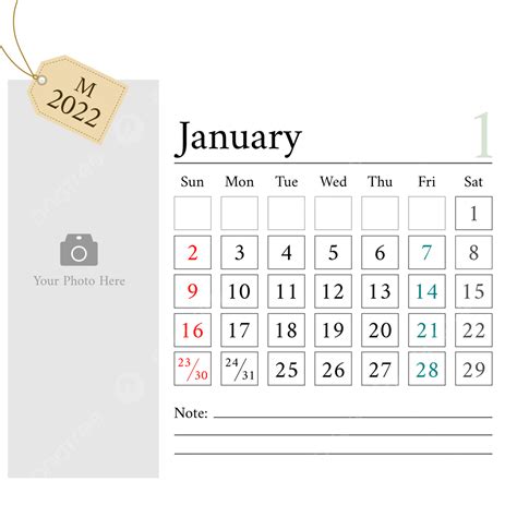 January Calendar Vector Hd Images Calendar January 2022 Ad Printable