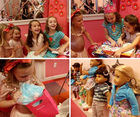 The Girls American Girl Store Birthday Party And Shopping Trip At