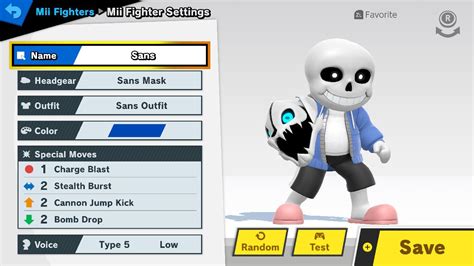 Sans Is Here Sans Challenge Fight Recipe Smashbrosultimate