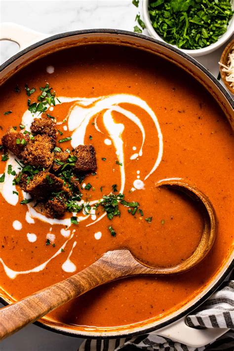 Easy Creamy Vegan Tomato Soup Recipe Midwest Foodie