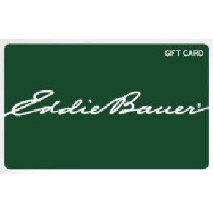 For more information about financial incentives offered through the adventure rewards program, including material terms, please visit the $100 Eddie Bauer Gift Card Sweepstakes