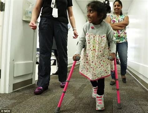 This 5 Year Old Girl With Cerebral Palsy Walks For The First Time After