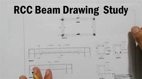 How To Read Beams Structure Drawing Study Of Beam Drawing Youtube