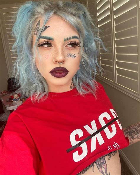 Baby Goth Babygoth Instagram Photos And Videos Face Tattoos For Women Female