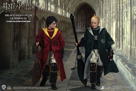 Sa 0017a Harry And Draco Malfoy 20 Quidditch Twin Pack Castle
