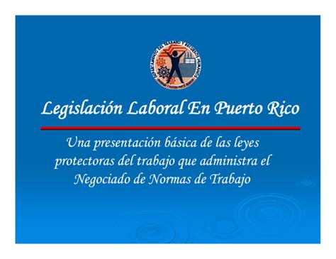 Legislación Laboral En Puerto Rico