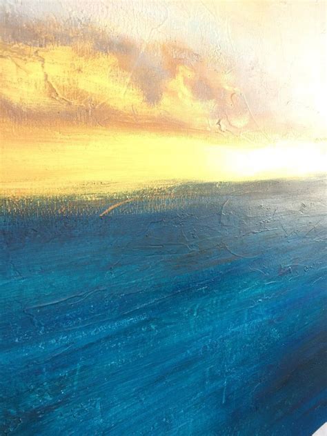Large Original Painting On Canvas Ocean Painting Sunset Etsy Ocean