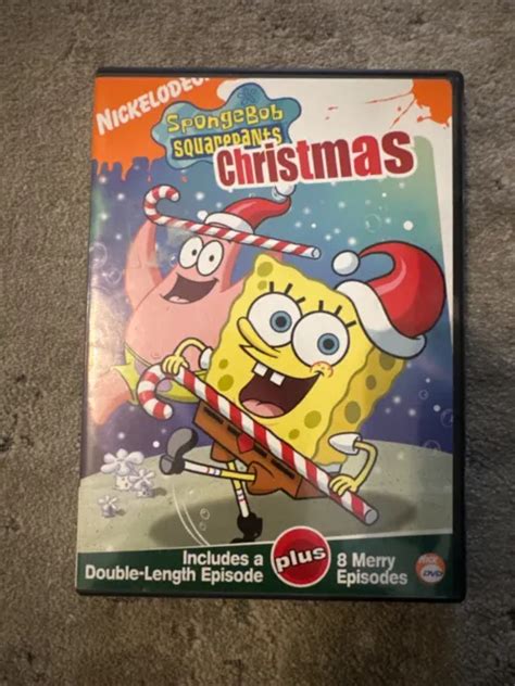 Sponge Bob Dvd Christmas Nickelodeon Double Length Episode 8 Merry