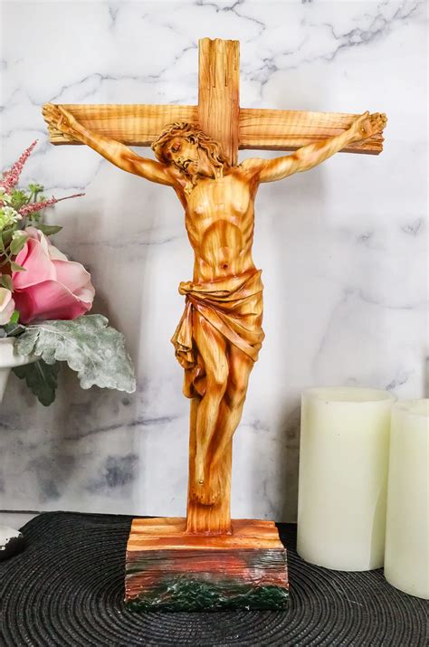 Buy Ebros Large 1525 Tall Jesus Christ With Crown Of Thorns Crucified
