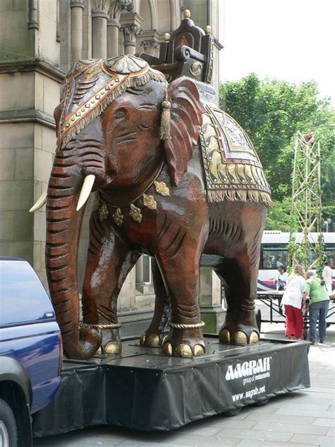 Elephant By Bradford City Hall © Rich Tea Cc By Sa20 Geograph