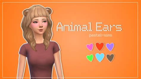 Pastel Sims“ Animal Ears ♥spoopy Day Is Coming Soon And I Need To