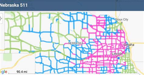 Interstate 80 Nebraska Mile Marker Map