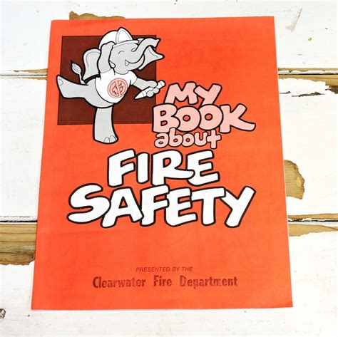 My Book About Fire Safety Basic Educational Teaching Tool Etsy