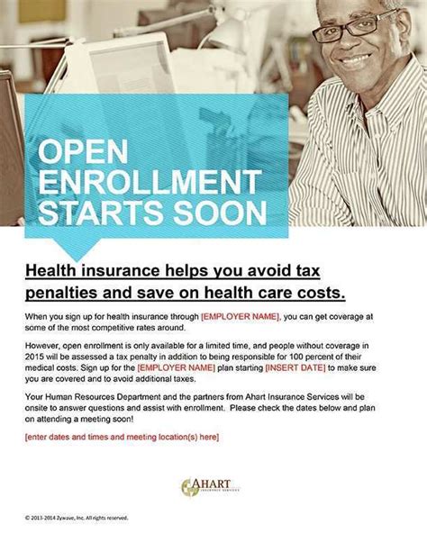 Downloadable Free Open Enrollment Flyer Template