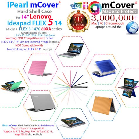 Ipearl Mcover Hard Shell Case For 14 Inch Lenovo Ideapad Flex 5 1470