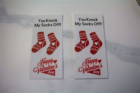 You Knock My Socks Off Valentines Day Cards ⋆ Life With Heidi