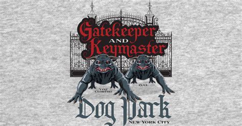 Gatekeeper And Keymaster Dog Park Ghostbusters T Shirt Teepublic