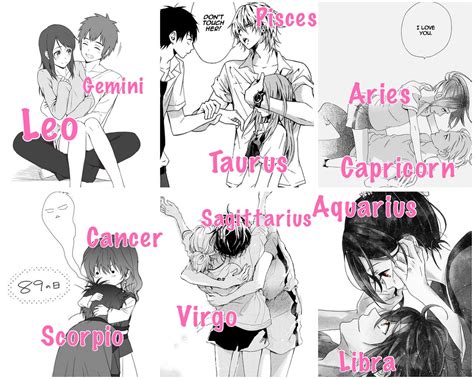 Anime Couples Zodiac Signs Anime Wallpaper Hd