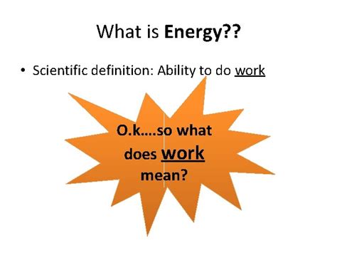 Energy What Is Energy Scientific Definition Ability To