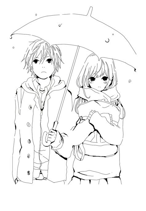 Drawings Of A Girl And A Boy In Love