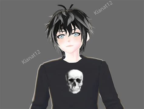 3d Model 3d Anime Male Avatar For Vrchat And For Gaming Vr Ar Low