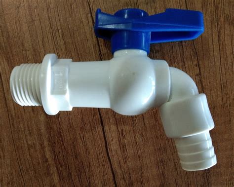 White And Blue Pvc Nozzle Bib Cock For Bathroom Fitting Size Inch At Best Price In Ahmedabad